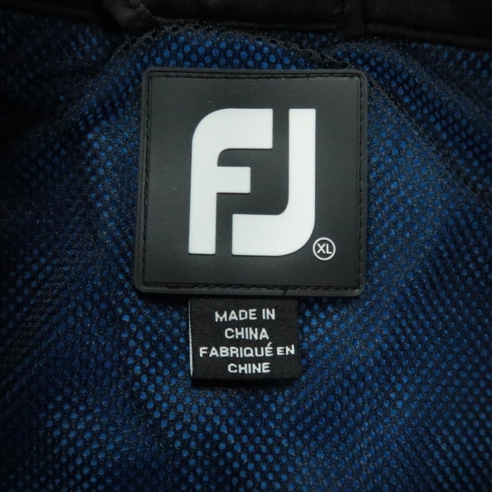 FootJoy Jacket Mens XL Black‎ Insulated Golf Zip Edgewood Valley Country Club - Picture 3 of 12